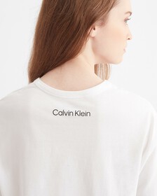 CALVIN KLEIN 1996 CREW NECK SLEEP TEE, White, hi-res