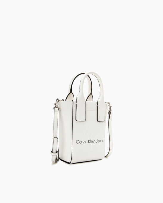 Sculpted Monogram Shopper Bag | Calvin Klein