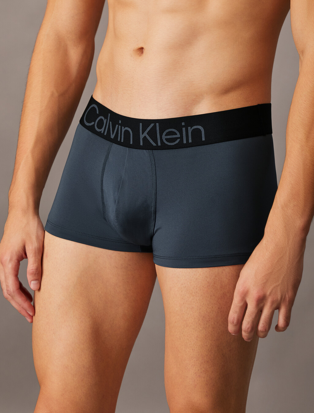 Bold Logo Low Rise Trunks 3 Pack, BLACK/  TURBULENCE/  WOLF GREY, hi-res