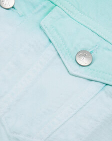Pride Extreme Cropped Denim Jacket, Denim Light, hi-res