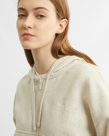 Archive Logo Zip Up Hoodie, Vanilla Heather, hi-res