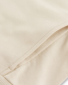 INFINITE COOL MONOGRAM CROPPED ZIP UP HOODIE, Classic Beige, hi-res