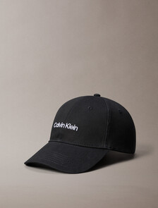 Logo Embroidery Baseball Cap, Black/ Bright White, hi-res