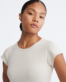 Archive Logo Baby T-Shirt Dress, Vanilla Heather, hi-res