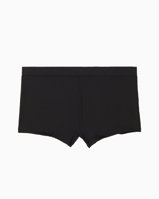 Logo Black Swim Trunks