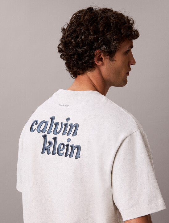 Relaxed High Pile Logo Tee