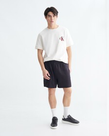 INFINITE COOL MONOGRAM SHORT SLEEVE SWEATSHIRT, Ancient White, hi-res
