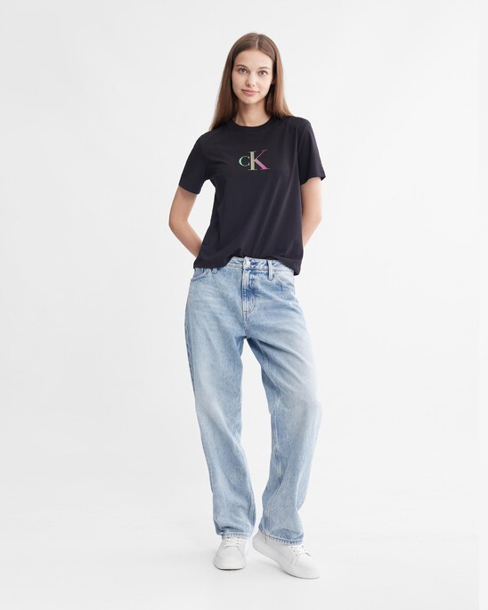Hyper Real Gradient Monogram Tee