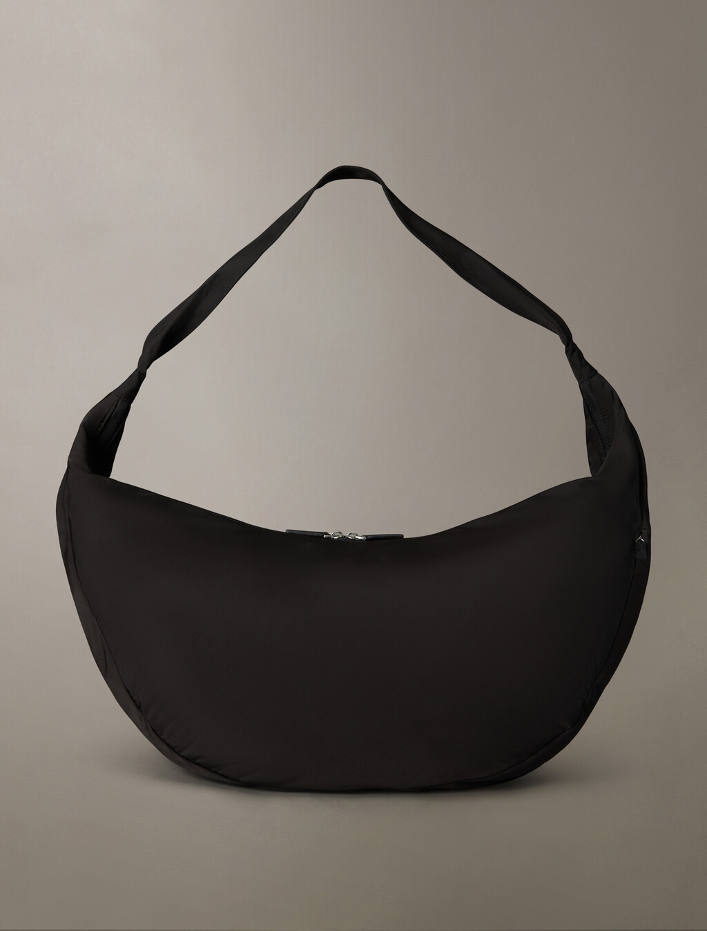 Pinched XL Hobo Bag, Black, hi-res