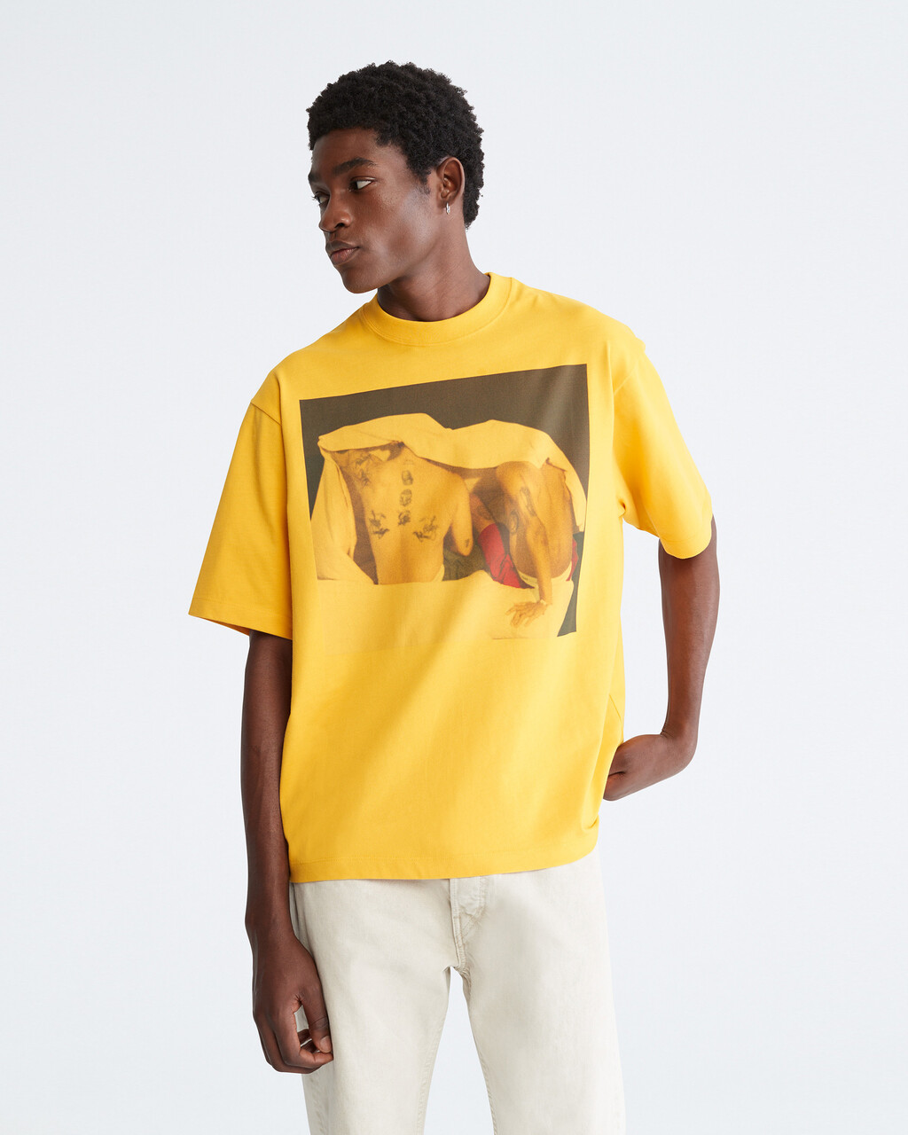 STANDARDS RELAXED HUDDLE GRAPHIC T-SHIRT, Spectra Yellow, hi-res