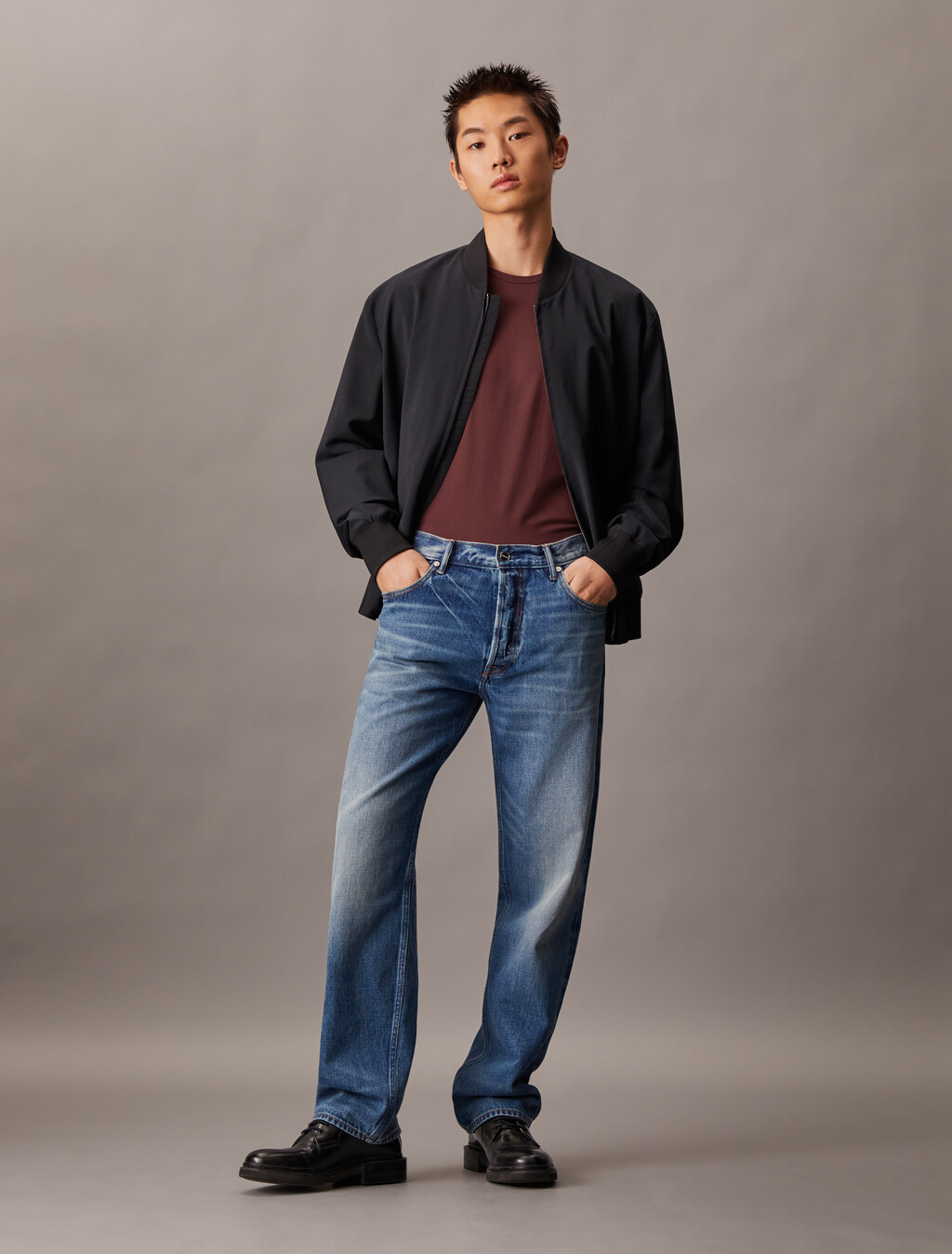 The Calvin Double Mercerized Tee, Wild Ginger, hi-res