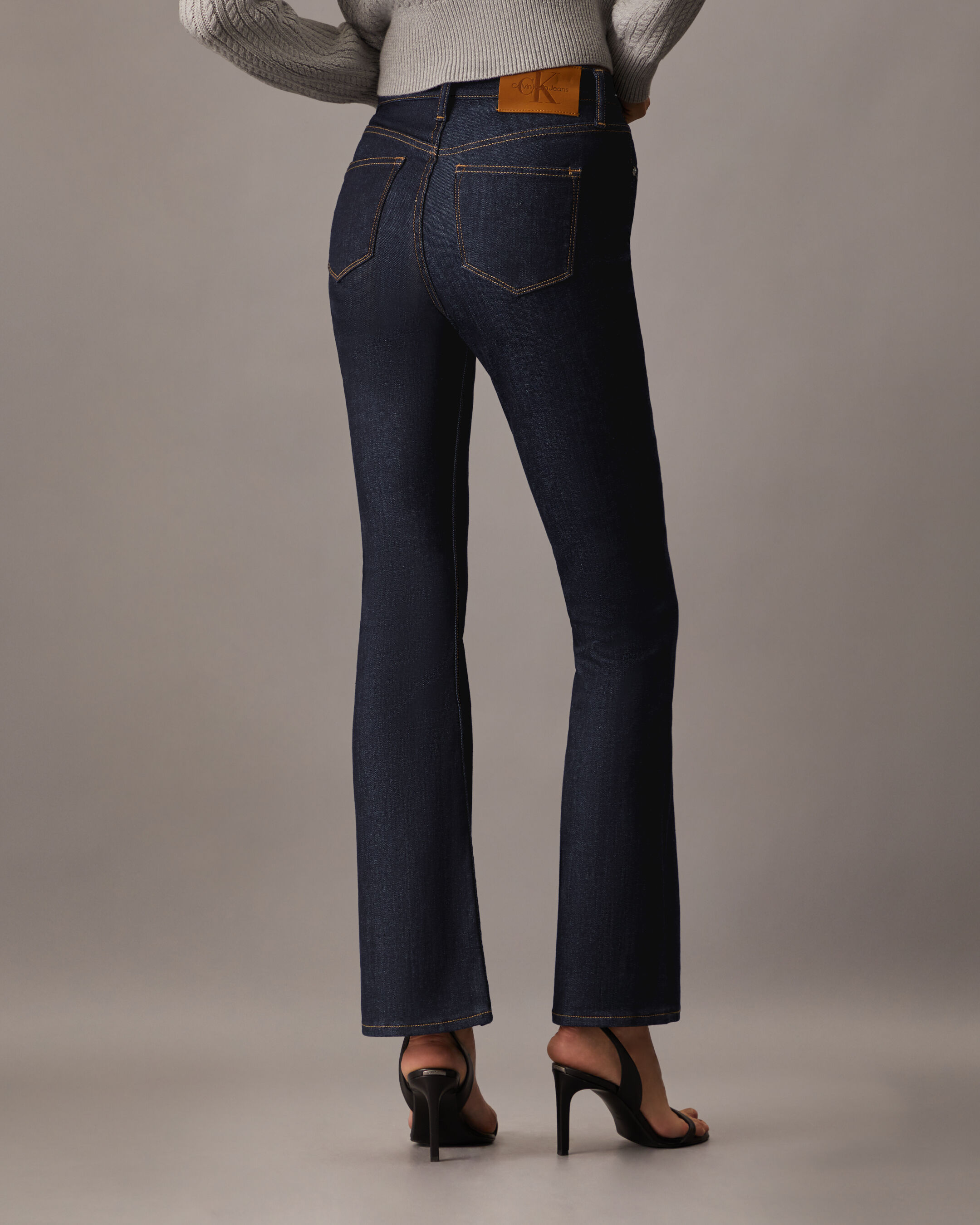 Forever Indigo Skinny Bootcut Jeans | blue | Calvin Klein Singapore