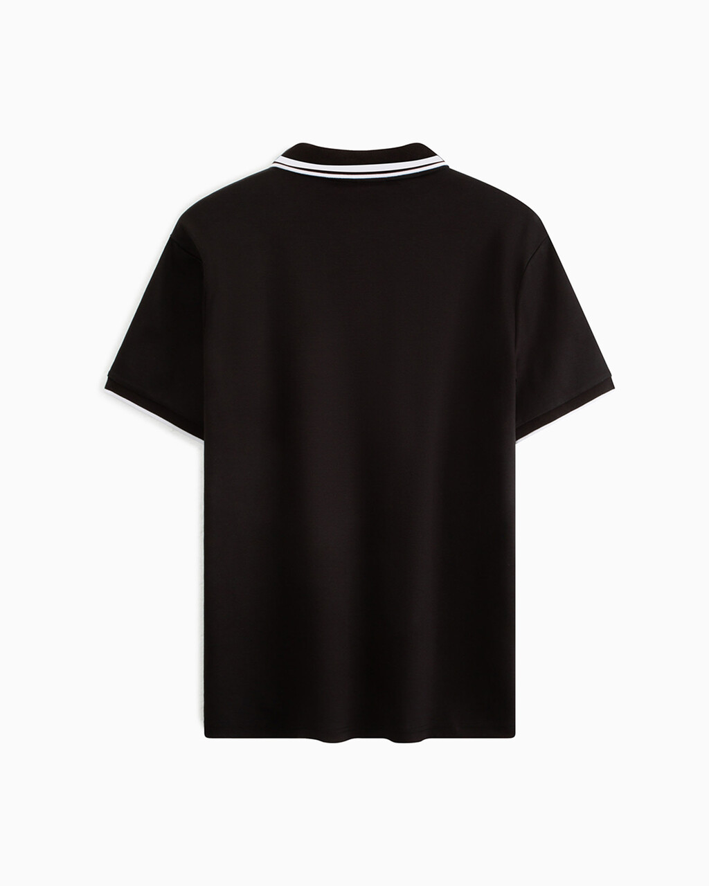 black polo slim fit t shirt