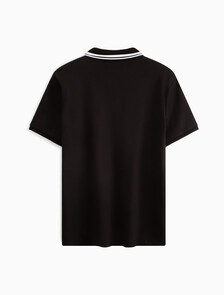 Monologo Slim Tipped Polo, Ck Black, hi-res