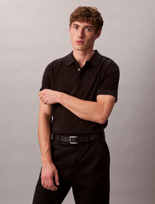 Premium Cotton Polo, Black, hi-res