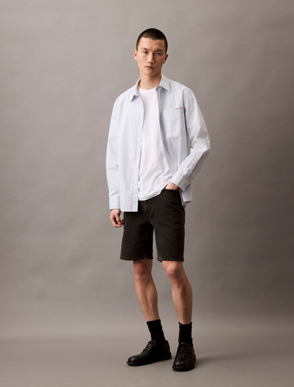Denim Shorts, CK ESSENTIAL BLACK, hi-res