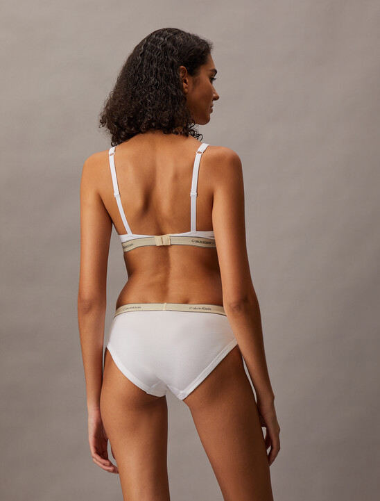 Lightly Lined Triangle Bra - Heritage Cotton Stretch