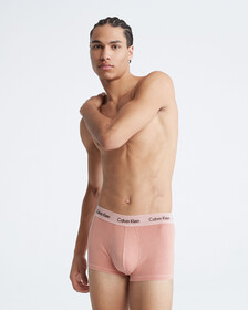 MODERN COTTON LOW RISE TRUNKS, RUST, hi-res