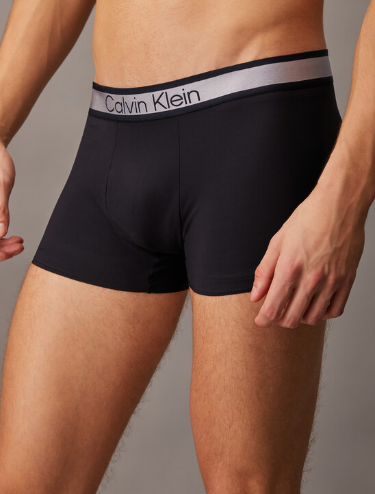 Tonal Logo Microfiber Low Rise Trunks