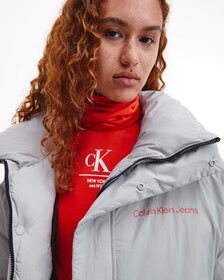 Quilted Puffer Jacket With Removable Sleeves, Mercury Grey, hi-res