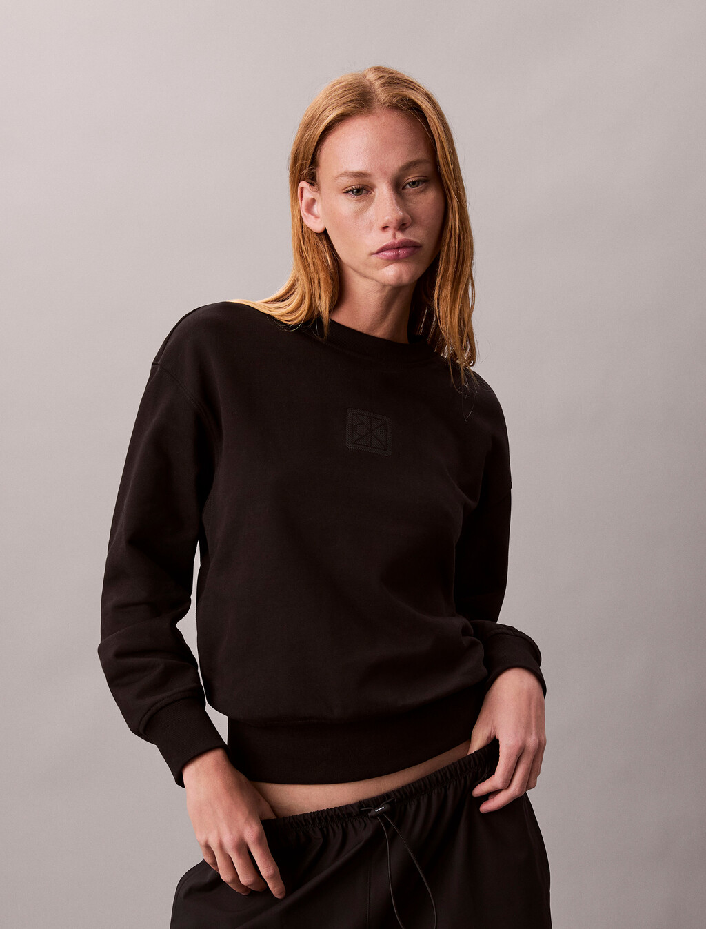 Premium Terry Sweatshirt, Black, hi-res