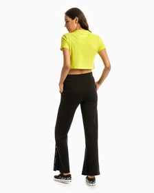 Pride Logo Cropped Tee, Acid Citrus, hi-res