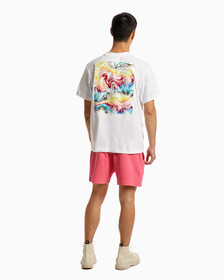 PRIDE BOX PRINT RELAXED TEE, Bright White, hi-res