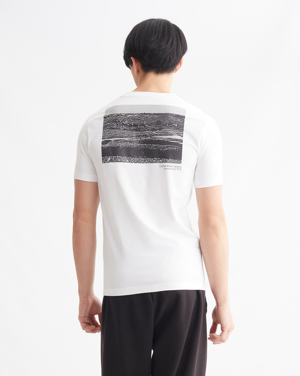 LANDSCAPE PRINT SLIM TEE, Bright White, hi-res