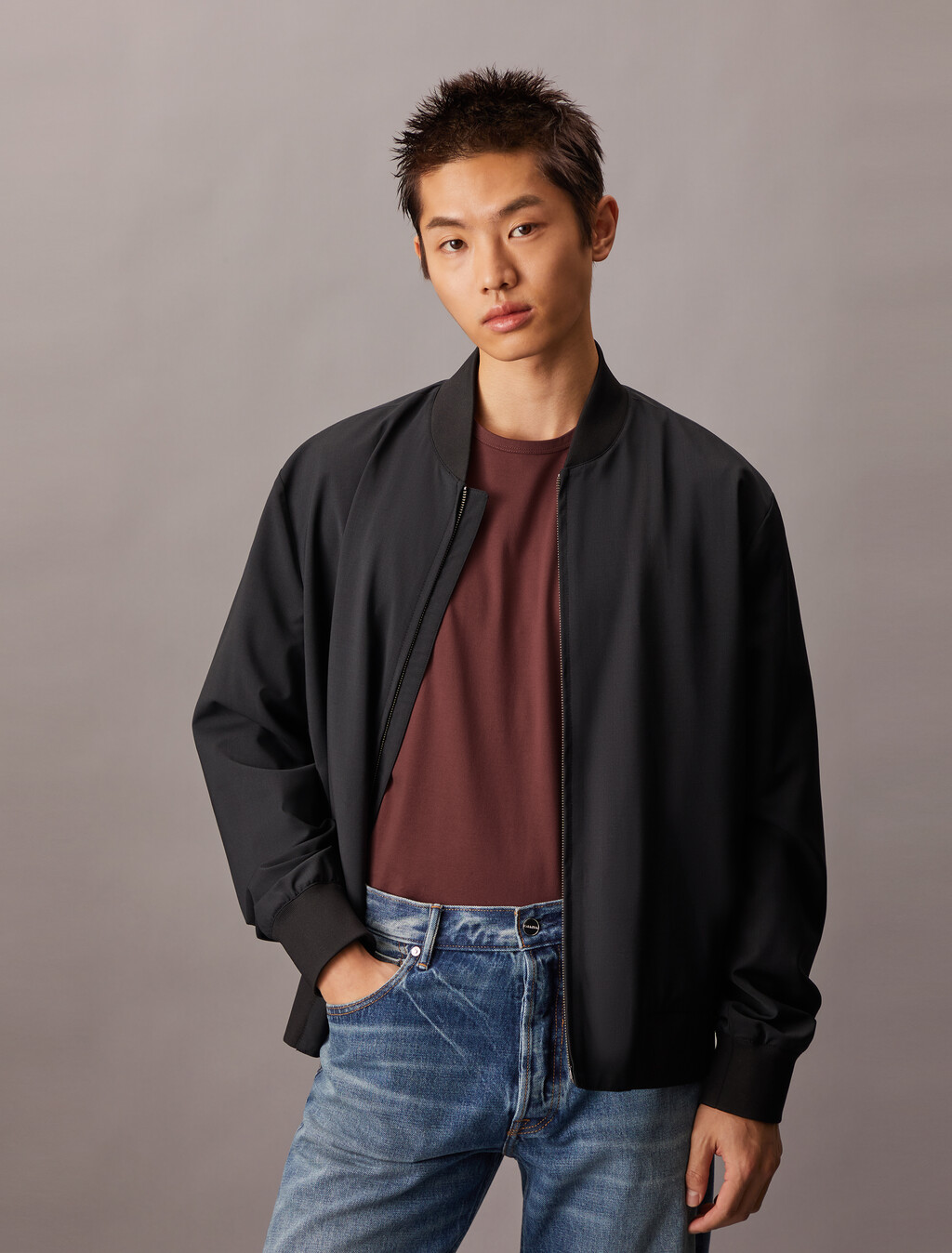 The Calvin Double Mercerized Tee, Wild Ginger, hi-res