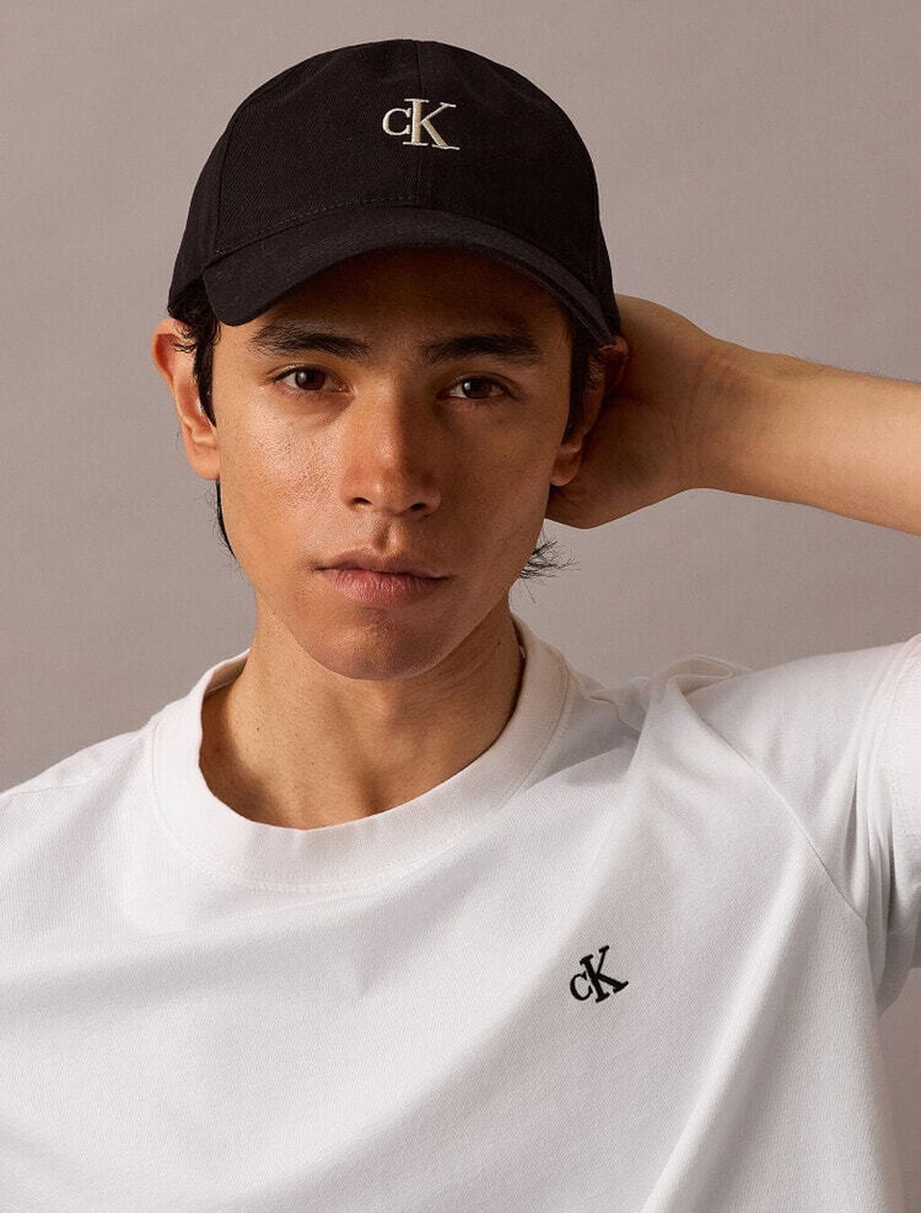 Small Monogram Baseball Cap, Black, hi-res