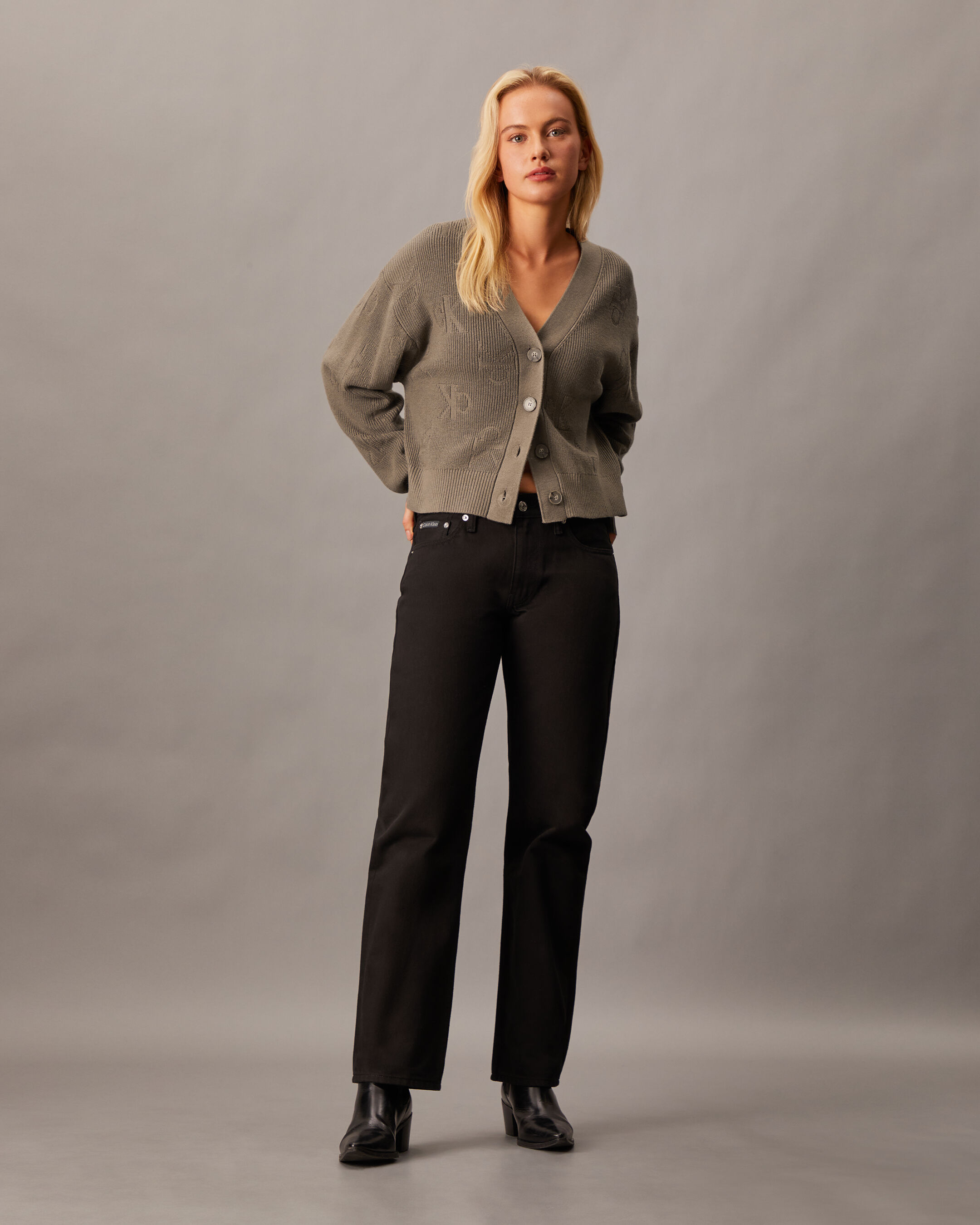 Calvin klein sweater coat top