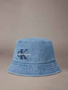 Denim Bucket Hat, New Blue, hi-res