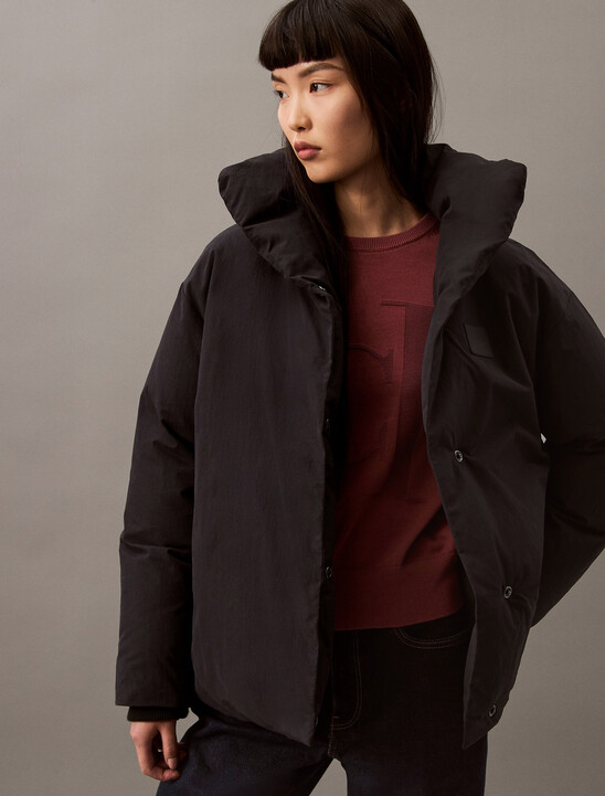 Heavyweight Cropped Puffer Coat