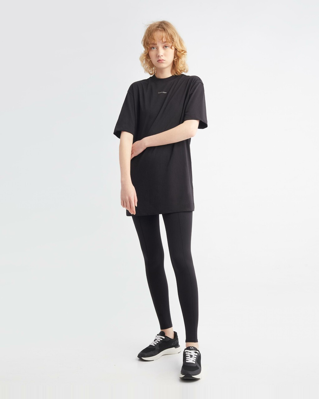 Oversized T-Shirt Dress, BLACK BEAUTY, hi-res
