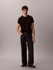 Script Logo Tee, Black, hi-res