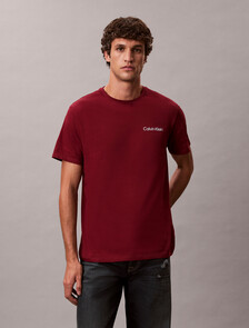 Geo Graphic Print Tee, Renaissance Red, hi-res