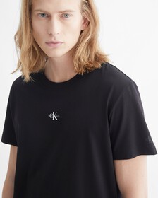 MICRO MONOLOGO TEE, CK BLACK, hi-res