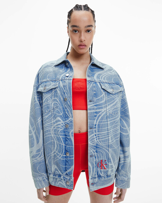 CK ONE GENDERLESS DENIM JACKET