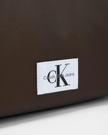 Nylon Chain Shoulder Bag 22Cm, DARK CHESTNUT, hi-res