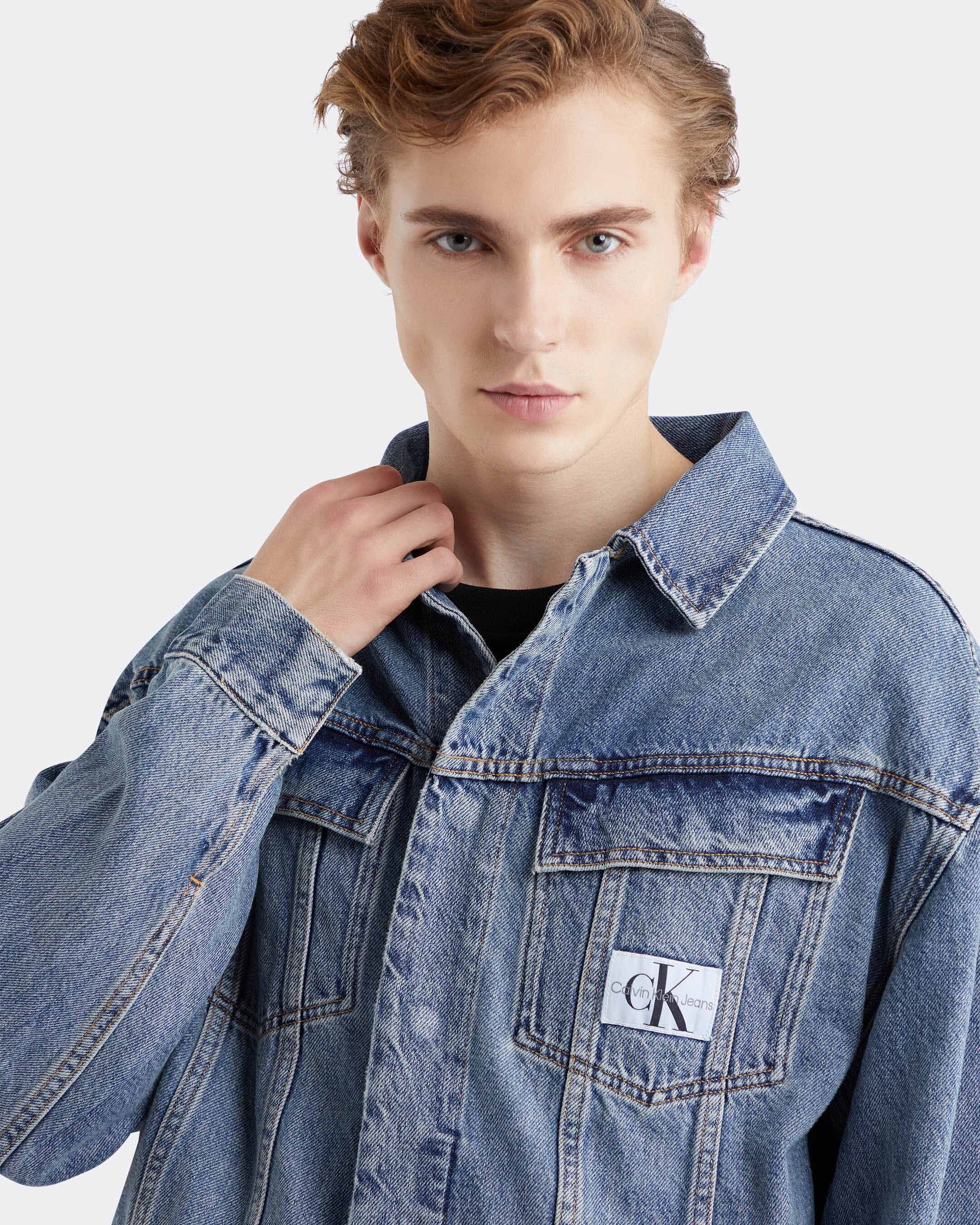 Mens calvin klein outlet jean jacket