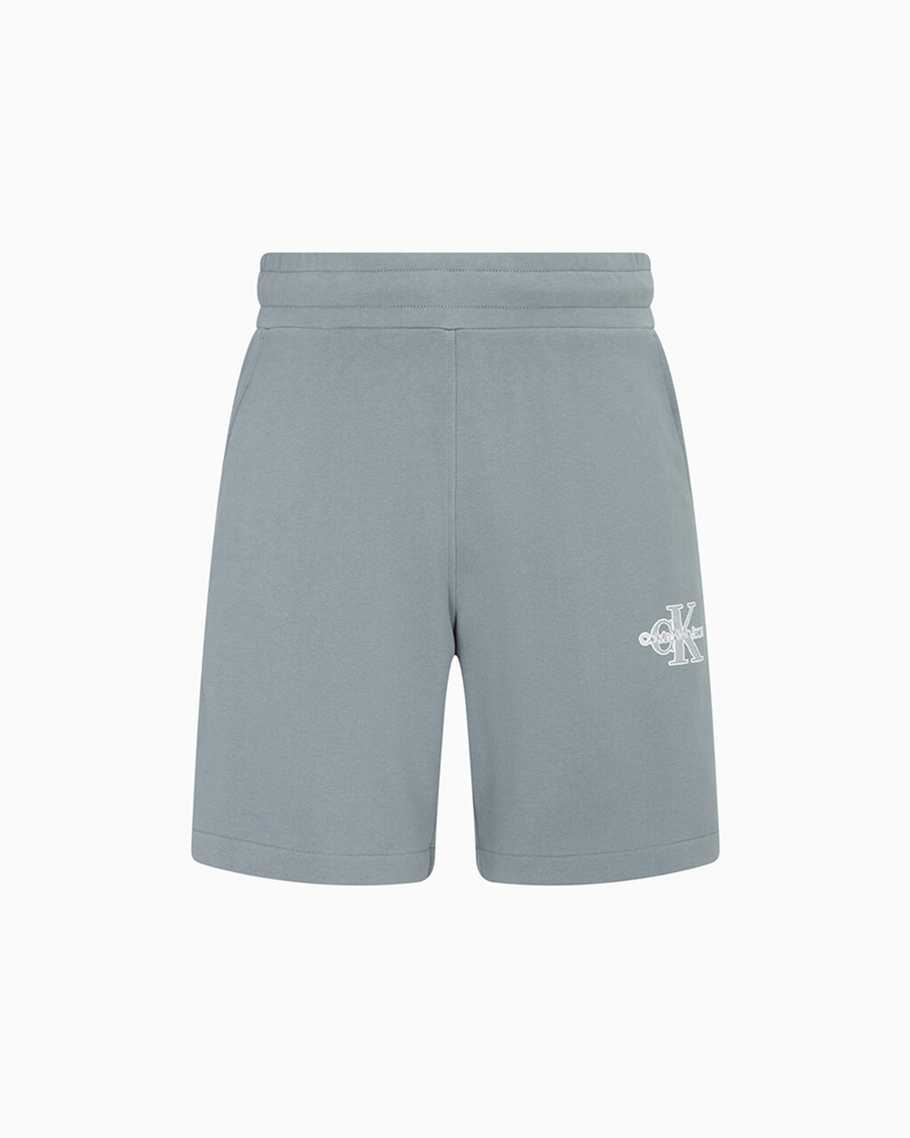 MONOGRAM SWEAT SHORTS, Overcast Grey, hi-res