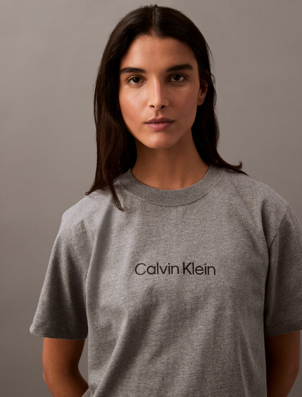 Hero Modern Boxy Tee, Medium Grey Htr, hi-res