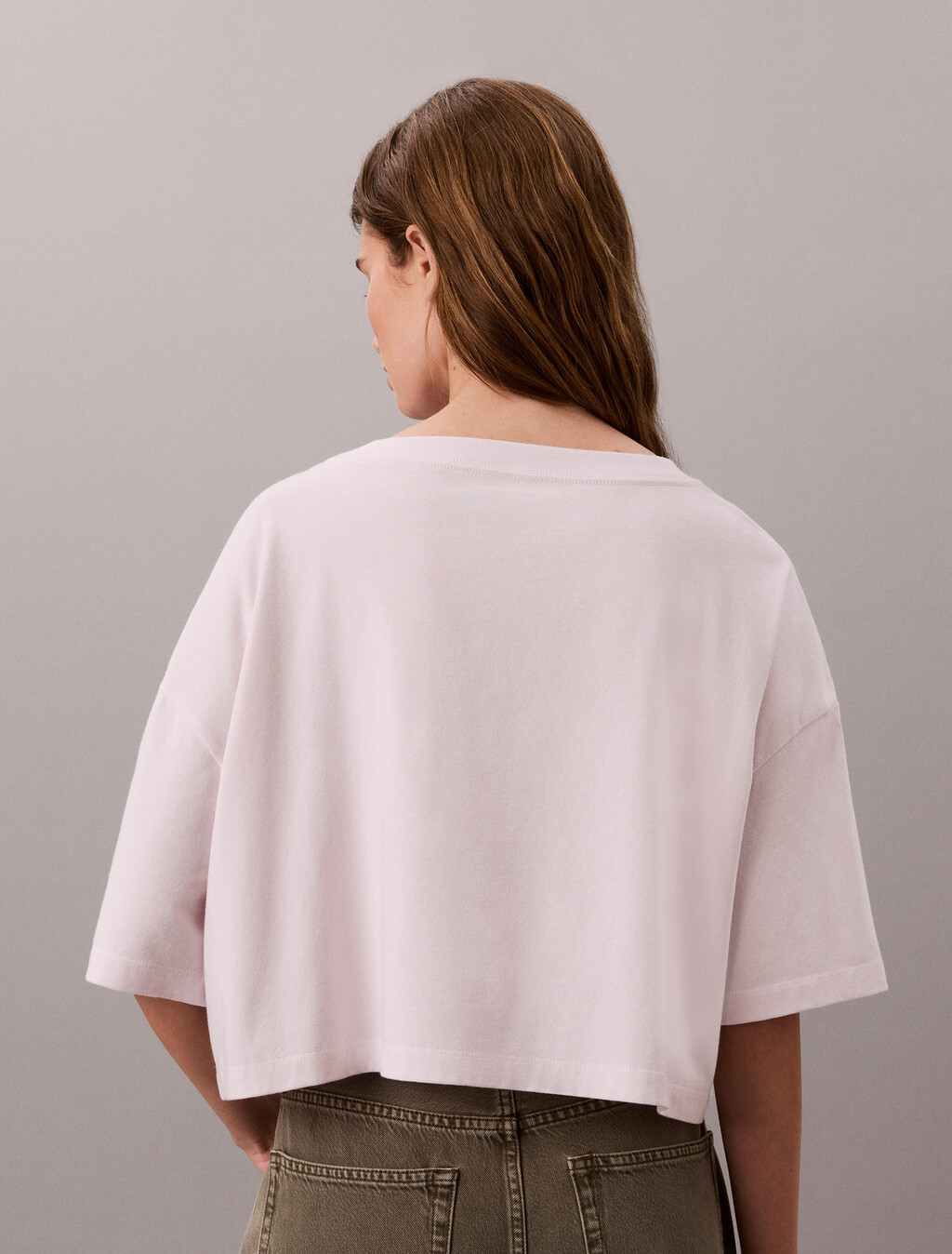 Logo Cropped T-Shirt, Crystal Blush, hi-res
