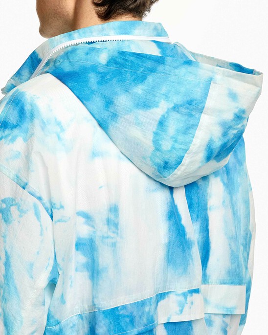 CLOUD PRINT NYLON WINDBREAKER