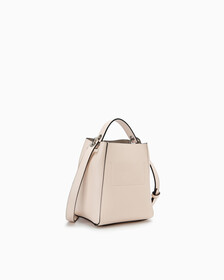 SCULPTED BUCKET BAG, BALLET, hi-res