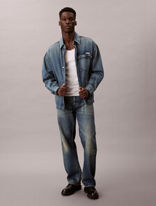 Denim Relaxed Field Jacket, GOLD COAST SUNSET, hi-res