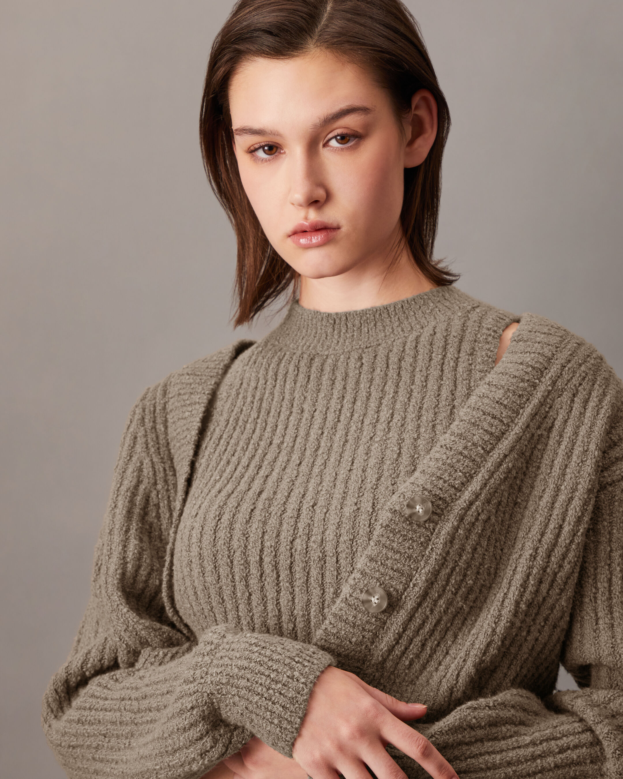 Calvin klein sweater coat deals