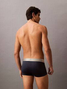 Brushed Microfiber Stretch Low Rise Trunk, Blue Nights, hi-res