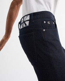 Ultimate Stretch Skinny Body Jeans, Rinse Blue Black Embro, hi-res