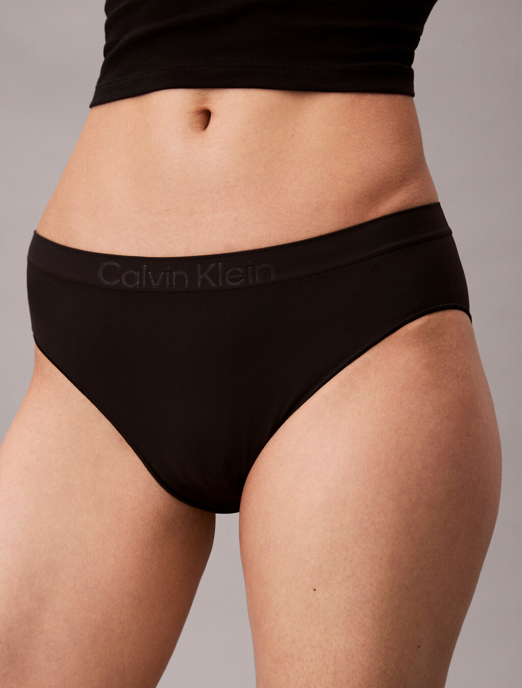 Fusion Flex Seamless Bikini, Black, hi-res